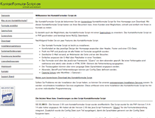 Tablet Screenshot of kontaktformular-script.de